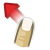 Gesture Swipe Top Left